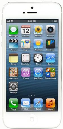Смартфон Apple iPhone 5 64Gb White & Silver - Карпинск
